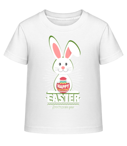 Happy Easter Logo - Dĕtské Shirtinator tričko - Bílá - Napřed