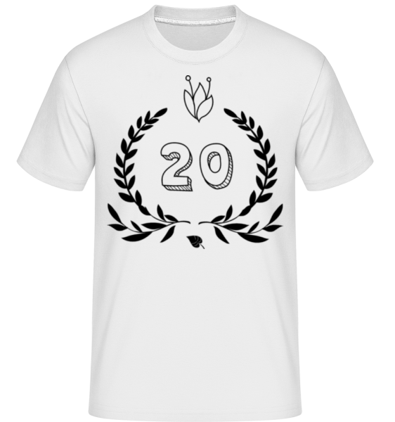 20. narozeniny -  Shirtinator tričko pro pány - Bílá - Napřed
