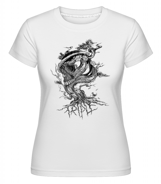 Tree of Death -  Shirtinator tričko pro dámy - Bílá - Napřed