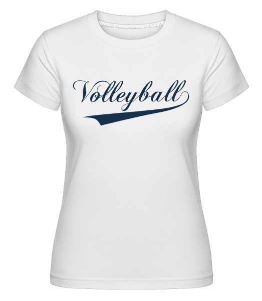 volejbal Stroke -  Shirtinator tričko pro dámy - Bílá - Napřed