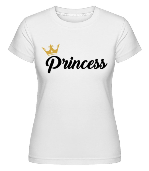 Princess -  Shirtinator tričko pro dámy - Bílá - Napřed