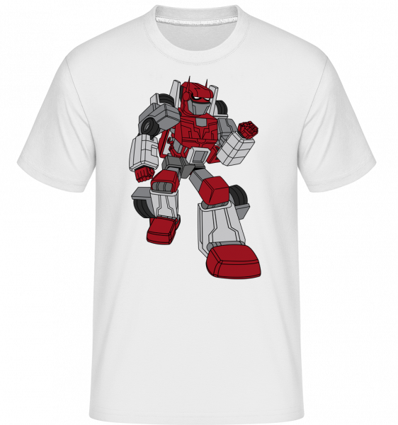 Car Robot -  Shirtinator tričko pro pány - Bílá - Napřed