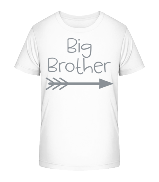 Velký bratr - Detské Bio tričko Stanley Stella - Bílá - Napřed