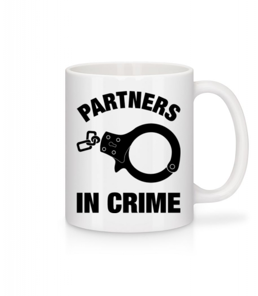 Partners In Crime - Keramický hrnek - Bílá - Napřed