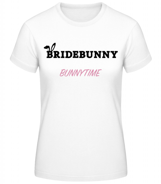 Bridebunny Bunnytime - Dámské basic tričko - Bílá - Napřed