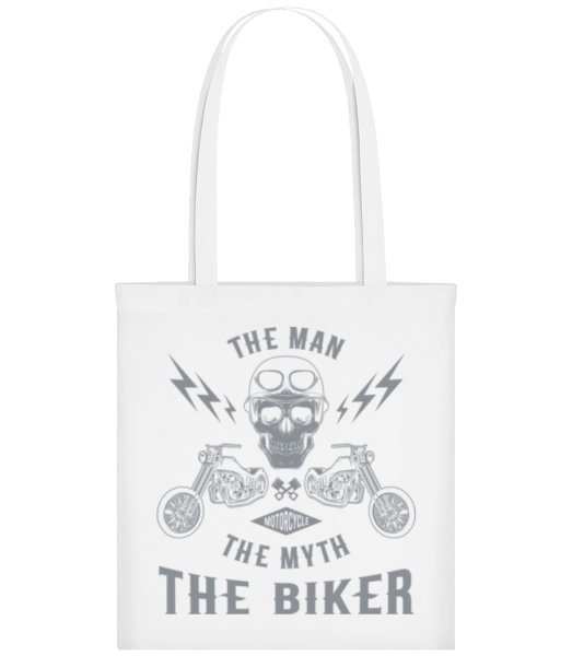 The Man The Myth Biker - Taška - Bílá - Napřed