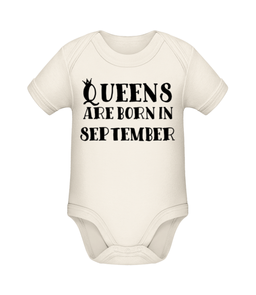 Queens se rodí v září - Bio body pro děti - Krémová - Napřed