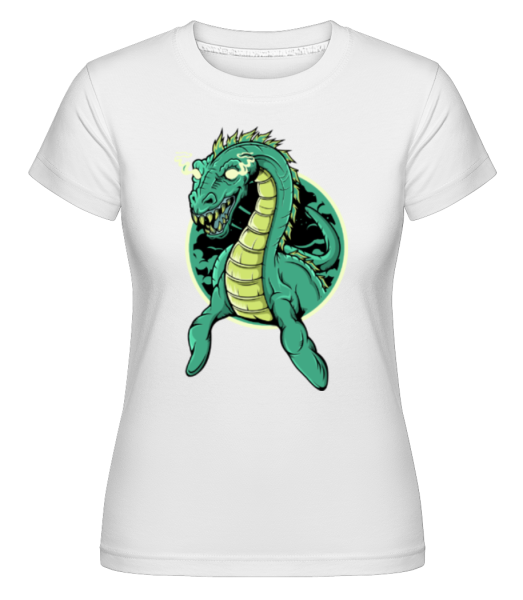 Lochness Monster -  Shirtinator tričko pro dámy - Bílá - Napřed
