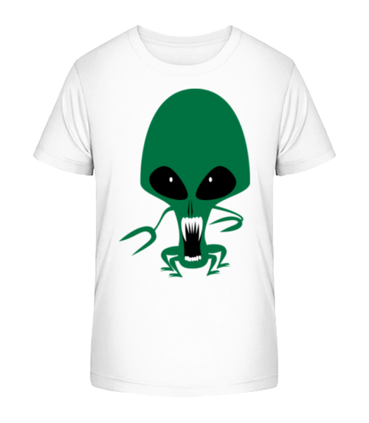 Alien Octopus - Detské Bio tričko Stanley Stella - Bílá - Napřed