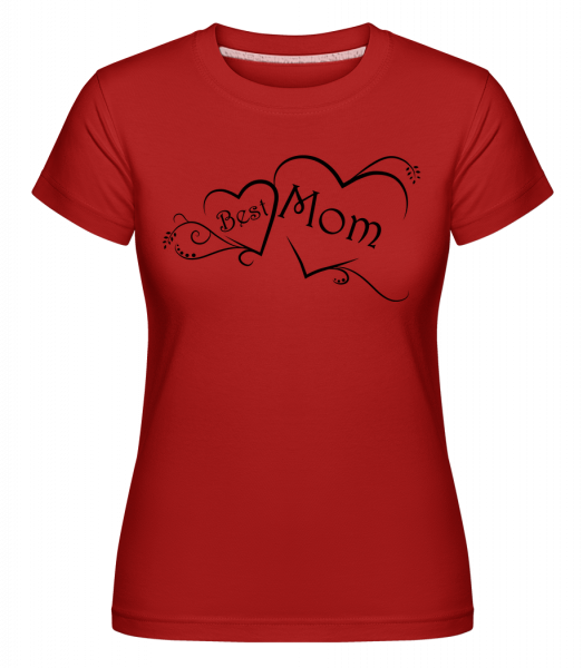 Best Mom -  Shirtinator tričko pro dámy - Červená - Napřed