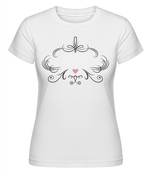 Pretty Frame -  Shirtinator tričko pro dámy - Bílá - Napřed