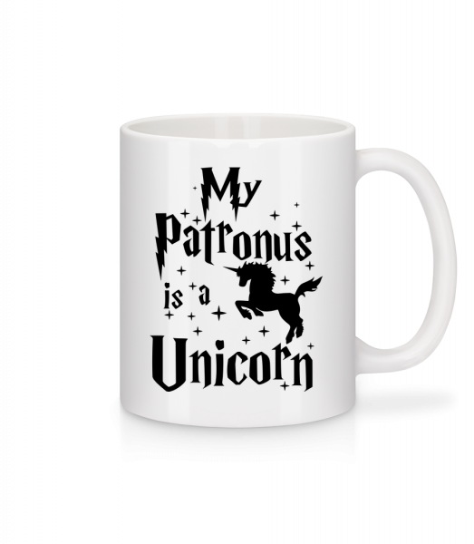 My Patronus Is A Unicorn - Keramický hrnek - Bílá - Napřed