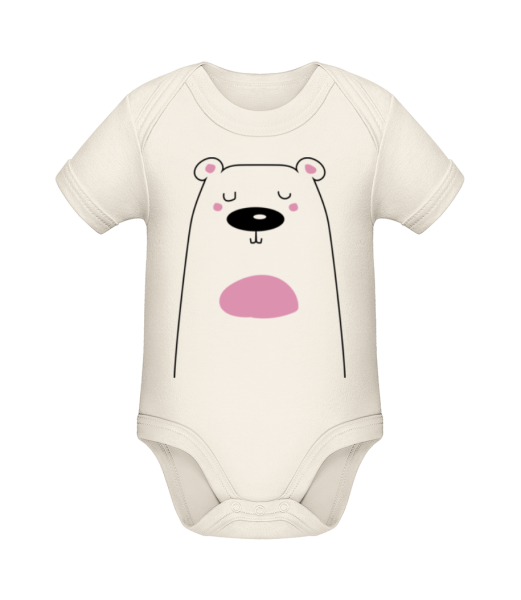 Cute Bear - Bio body pro děti - Krémová - Napřed