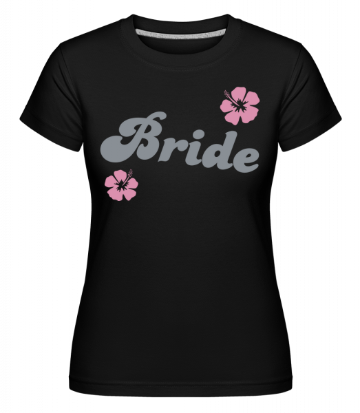 Nevěsta -  Shirtinator tričko pro dámy - Černá - Napřed