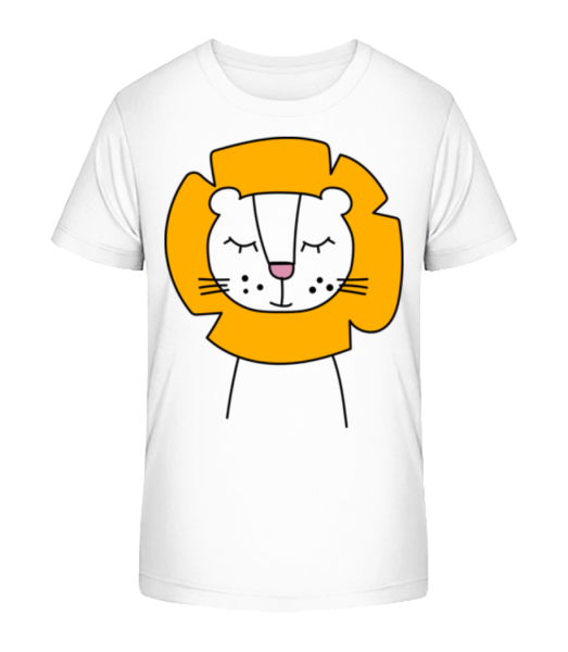 Cute Lion - Detské Bio tričko Stanley Stella - Bílá - Napřed