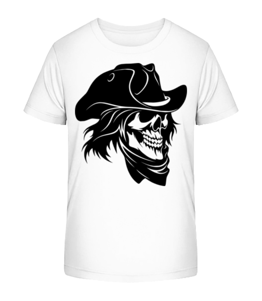 Pirate Skull - Detské Bio tričko Stanley Stella - Bílá - Napřed