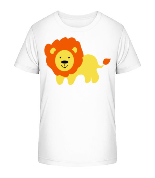 Děti Comic - Lion - Detské Bio tričko Stanley Stella - Bílá - Napřed