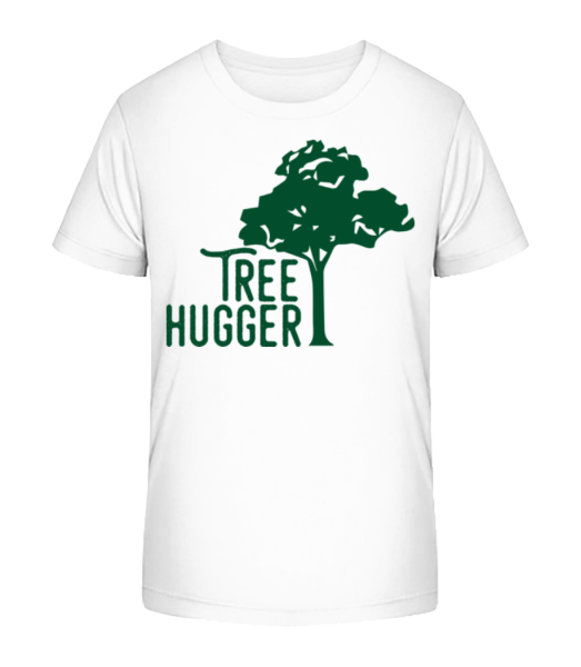 Objímač stromů - Detské Bio tričko Stanley Stella - Bílá - Napřed