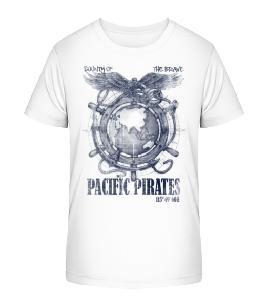 Pacific Pirates - Detské Bio tričko Stanley Stella - Bílá - Napřed