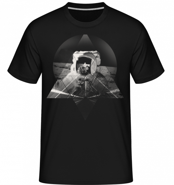 Astronaut -  Shirtinator tričko pro pány - Černá - Napřed