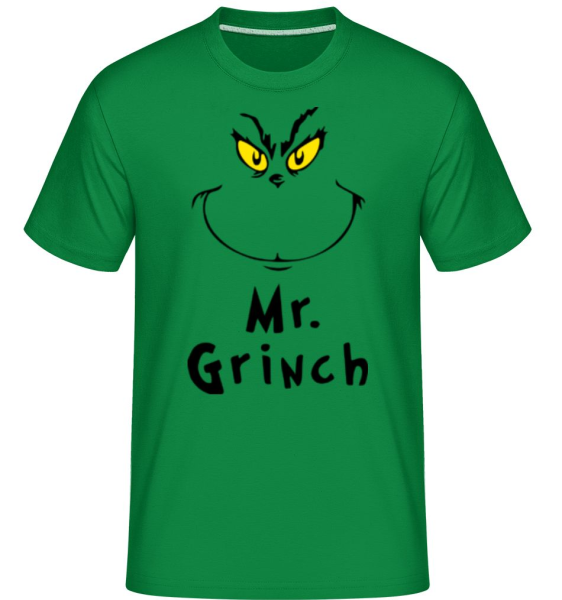 Mr. Grinch -  Shirtinator tričko pro pány - Irish green - Napřed