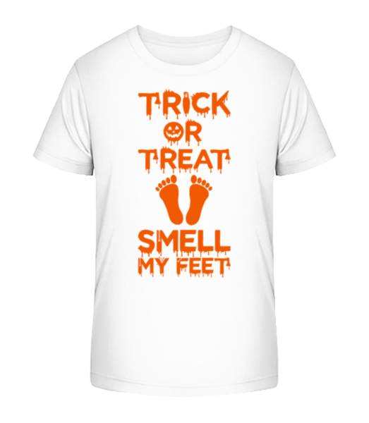 Trick or Treat, Vůně moje nohy - Detské Bio tričko Stanley Stella - Bílá - Napřed