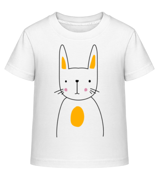 Cute Rabbit - Dĕtské Shirtinator tričko - Bílá - Napřed