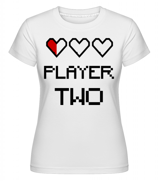 Player Two -  Shirtinator tričko pro dámy - Bílá - Napřed