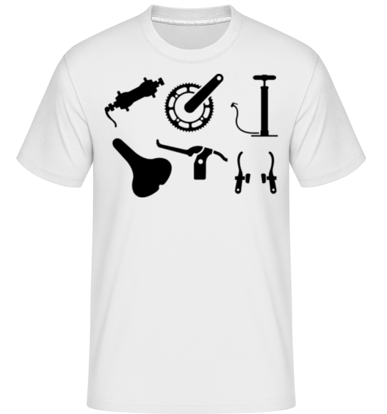 Prvky kole -  Shirtinator tričko pro pány - Bílá - Napřed