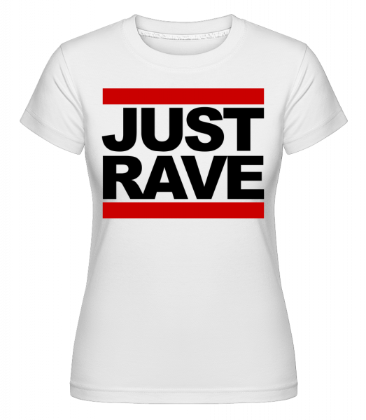 Jen Rave Logo -  Shirtinator tričko pro dámy - Bílá - Napřed