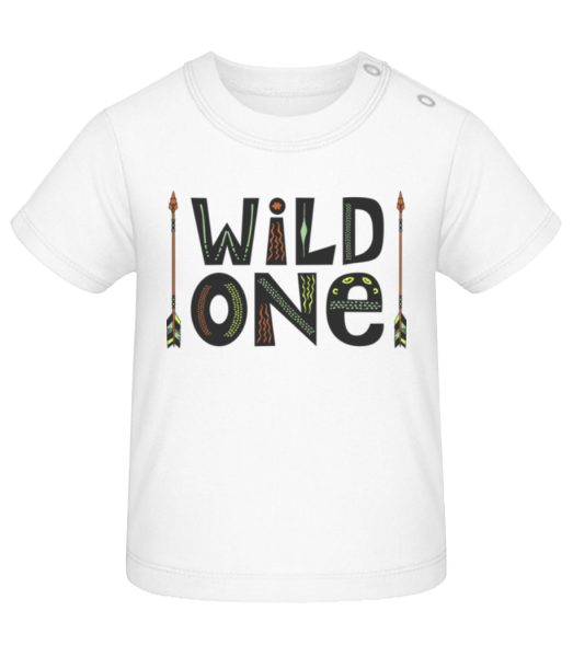 Wild One - Tričko pro miminka - Bílá - Napřed