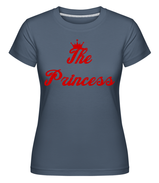Princezna -  Shirtinator tričko pro dámy - Džínovina - Napřed