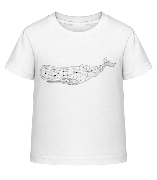 polygon Whale - Dĕtské Shirtinator tričko - Bílá - Napřed