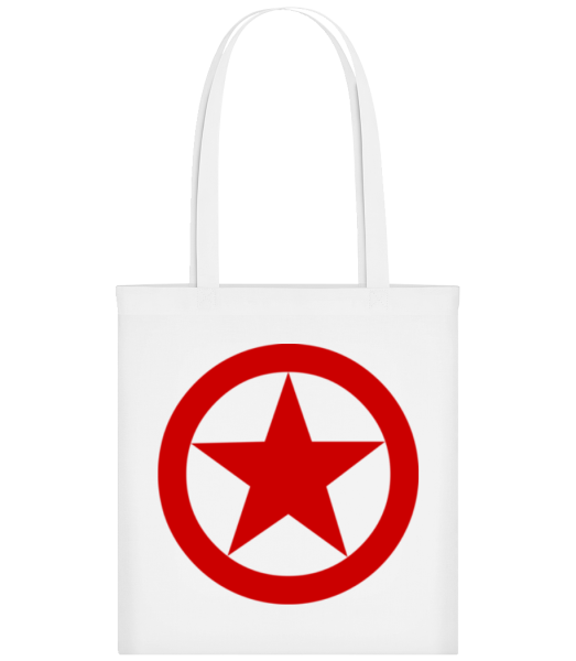 Hvězda V Circle Logo - Taška - Bílá - Napřed
