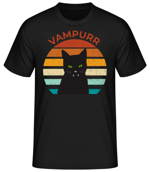 Vampurr - Pánské basic tričko - Černá - Napřed
