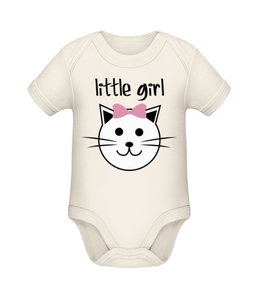 Little Girl - Cat - Bio body pro děti - Krémová - Napřed