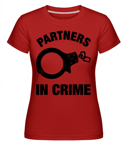 Spolupachatel -  Shirtinator tričko pro dámy - Červená - Napřed