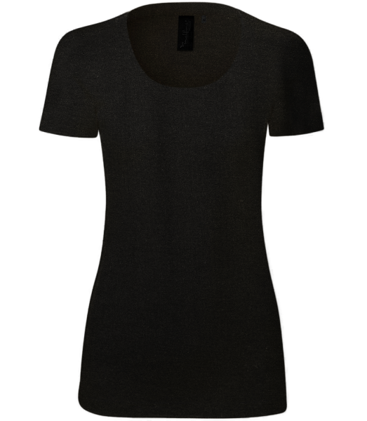 Dámské tričko Merino - Černá - Napřed