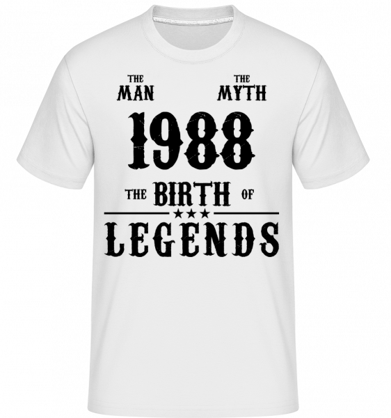 Mýtus 1988 -  Shirtinator tričko pro pány - Bílá - Napřed