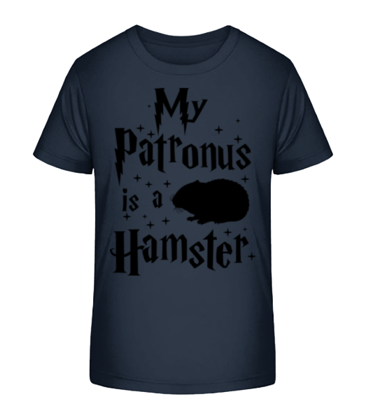My Patronus Is A Hamster - Detské Bio tričko Stanley Stella - Namořnická modrá - Napřed