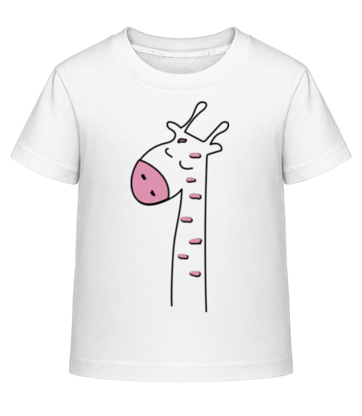 Cute Giraffe - Dĕtské Shirtinator tričko - Bílá - Napřed