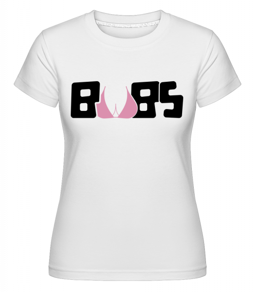 Boobs Icon -  Shirtinator tričko pro dámy - Bílá - Napřed
