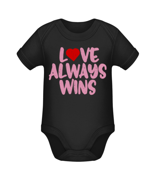 Love Always Wins - Bio body pro děti - Černá - Napřed