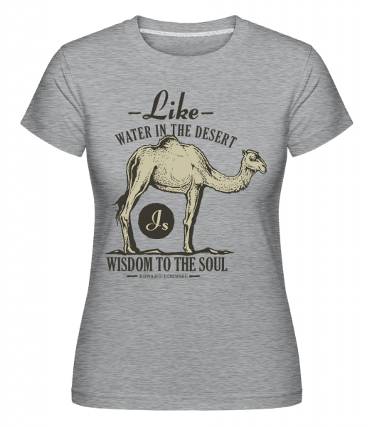 Camel -  Shirtinator tričko pro dámy - Melírově šedá - Napřed