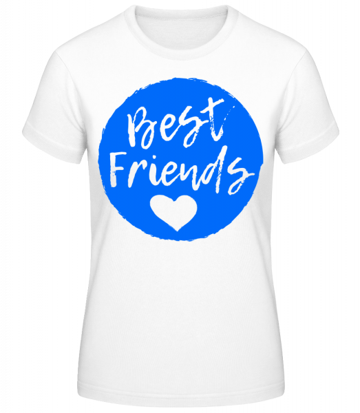 Best Friends Love - Basic T-Shirt - Bílá - Napřed