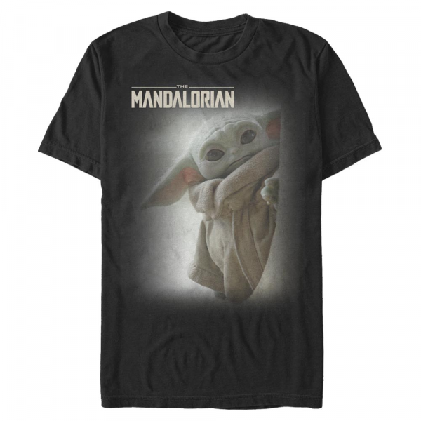 Star Wars - Mandalorian - The Child MandoMon Epi Child - Pánské Tričko - Černá - Napřed