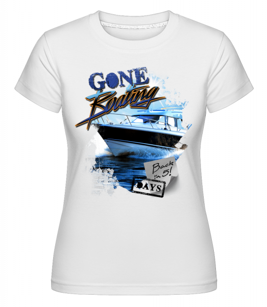 Gone Vodácký -  Shirtinator tričko pro dámy - Bílá - Napřed