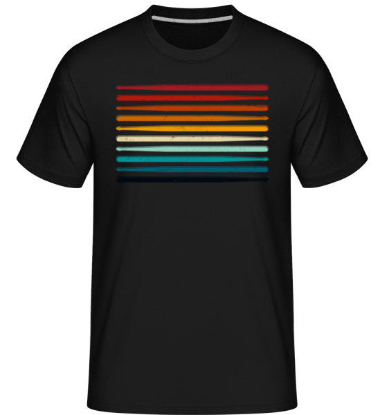 Drumsticks -  Shirtinator tričko pro pány - Černá - Napřed