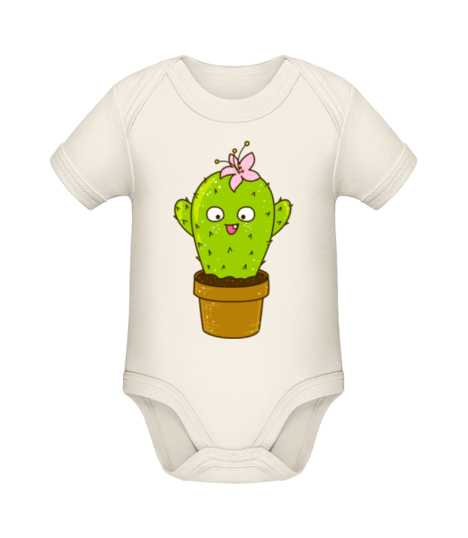 Funny Cactus - Bio body pro děti - Krémová - Napřed