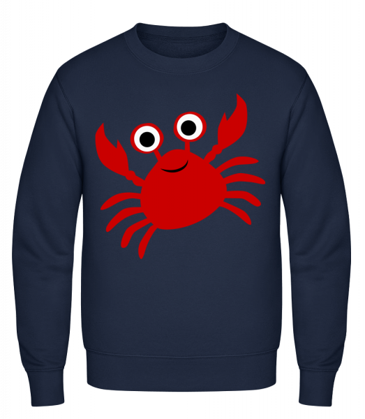 Crab - Klasická mikina sg - Namořnická modrá - Napřed